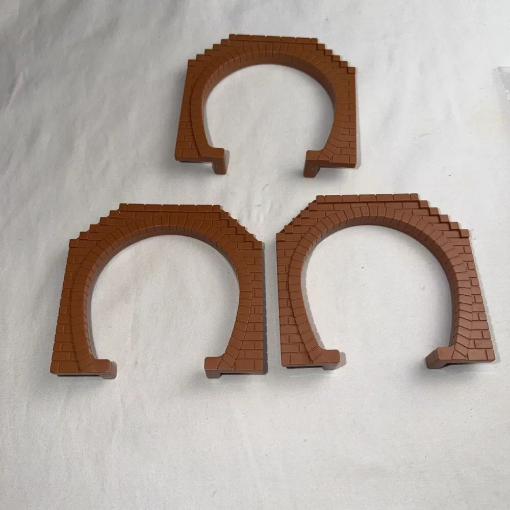 Replacement Brown Brick Tunnel Portals Train Track Sets Thomas Friends VTG